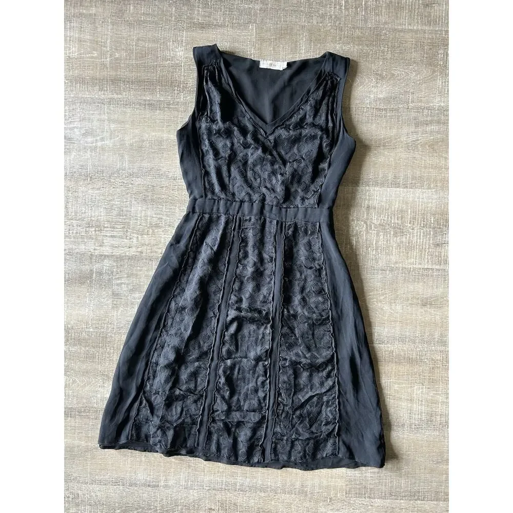 black cocktail dress with feather hem Ruched High-Low Sheath Trim Size:44 (FR) infant girl dress Eiza González in a Invisible zip closure
